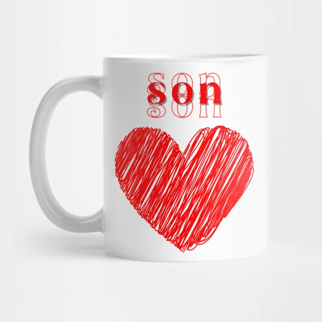 Family Matching Mommy Daddy Daughter Son Valentine Design by mook design